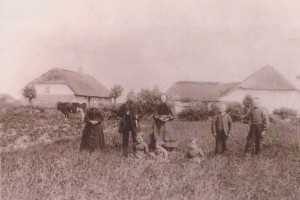 Niels Peder Hansen og familie Asaa hede